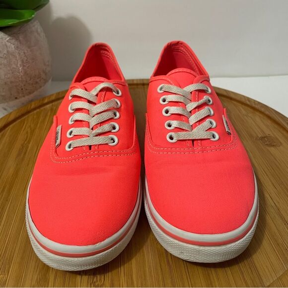 Vans Lo Pro Neon Pink Skater Sneaker Women's 6.5 Canvas Tennis Shoe Punk Rock - Picture 3 of 8